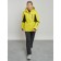 Ski costume female winter, size 48, yellow color
