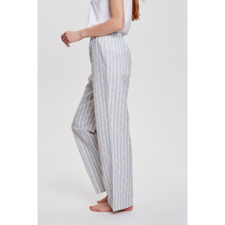Women's pants Minaku: Country Melody Blue color, rr 48-4