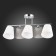 Ceiling EVOLUCE lamp. Sle300402-05. Prato. 5x40 watts, E14, 60x25x31.5 cm, chromium color