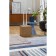 Cotton carpet with Tulip Garden Terra, size 160x230 cm