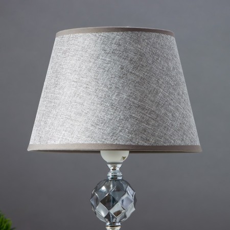 Table lamp 16715/1br E27 40W chromium/brown 22.5x22.5x36 cm Risalux-2
