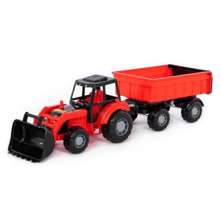 Tractor "Master" with trailer No. 1 and bucket, mix-2