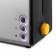 Toster KitFort KT-6203, 850 W, 5 grinding modes, 2 toasts, metallic