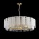 Crystal chandelier Gerhort G22041/12GD+CL+WT, 12X40W, E14, 84x80x80 cm, gold color