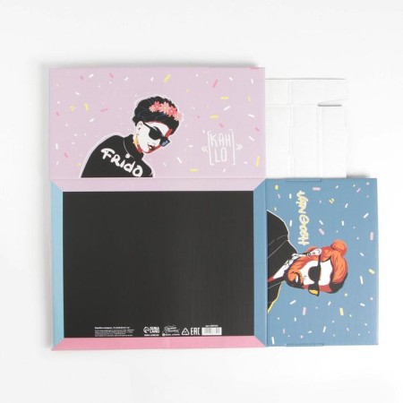 Gift folding box, packaging, “Art”, 31.2 x 25.6 x 16.1 cm-7