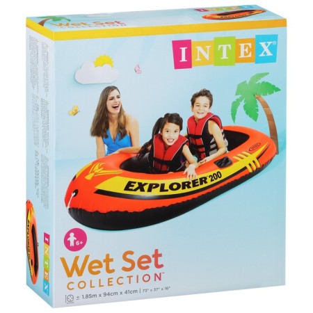 Explorer 200, 2 local boat, 185 x 94 x 41 cm, from 6 years, to 95 kg, 58330np intex-1