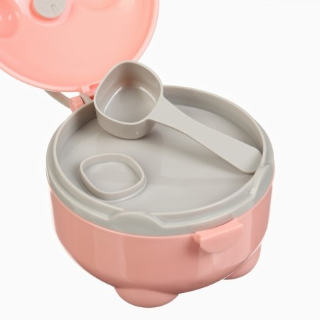 Container for storage of baby food, 150 ml., Pink color-4