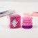 Hair elastic bands Spring "Unicorn", 4 pcs, diam 3.5 cm