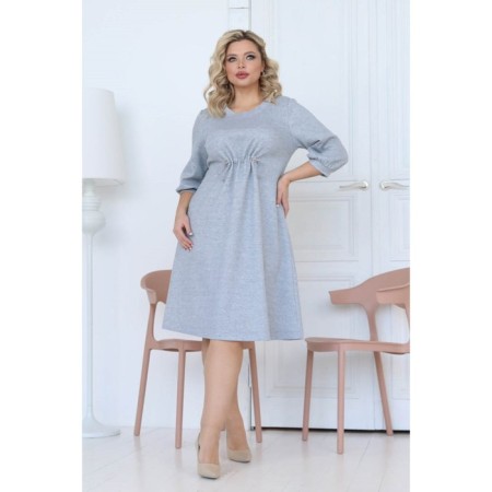 Women's dress, size 62, gray color-8