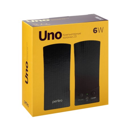 Computer speakers 2.0 Perfeo UNO, 2 x 1.5 W, USB, black-5