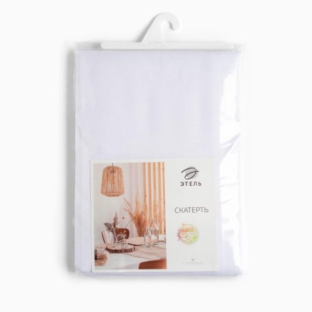 The tablecloth "Ethel" Cozy 150*220 +/- 3cm, cell, pl. 192 g/m2, hl with VGMO-11