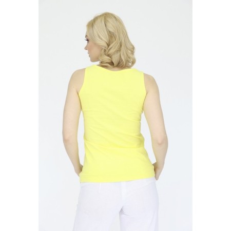 Female T -shirt with wide straps, size 42-1