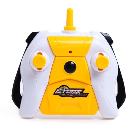Future radio-controlled car, works on the battery, yellow color-4