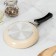 STON SIGN, D = 14.3 cm, plastic handle, anti -stick coating, beige color