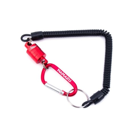 Magnetic retriever Namazu Magnet Lock, cylinder, red
