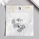 Decor for creativity metal, rhinestones "Maple leaves with bead" silver 1.3x1.8 cm