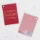 Schildik tag "On a wonderful day of the anniversary!" SOFT Tach, Red Background, 8x5.5 cm