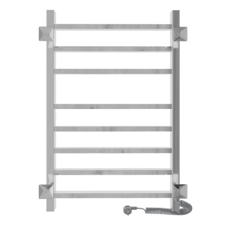 The electric heated towel "Sanprise" Quadro P8, 500x800 mm, left, chrome-6