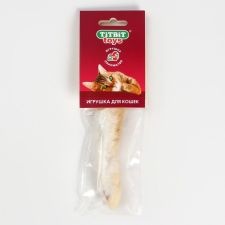 Titbit Titbit toy for cats, fluffy foot, 16 g-1