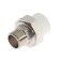 Combined clutch otmo, detachable (American), d = 20 mm x 1/2 ", external threads, steel