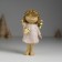 Polystone souvenir "Angel in a pink shirt with an asterisk" 6.5x5x13.5 cm