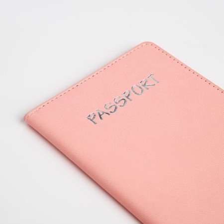 Cover for passport, pink color-3