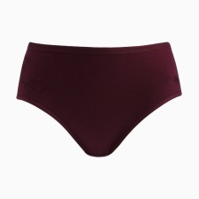 Cowards women's slips, burgundy/monogram color, size 50-52