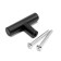 Handle button Cappio PK332 Light, D = 12 mm, black color