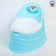 Children's musical pot, removable bowl, blue color