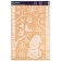 Window sticker "Merry Snowman", reusable, 33 x 50 cm, New Year