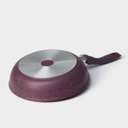 Trendy Style pan, d = 26 cm, plastic handle, anti -stick coating, purple color-2