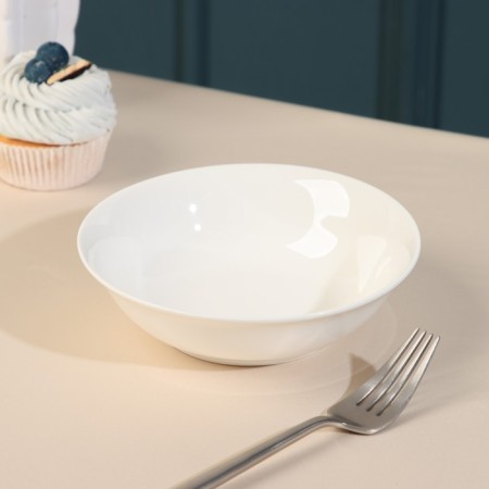 Porcelain salad City, d = 15 cm, 400 ml, white