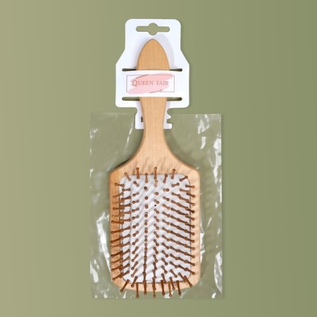 Massage comb, 9 × 24.5 cm, beige color-3