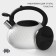 A kettle with a stainless steel whistle Magistro Glow, 3 L, Induction, Soft-Touch handle, white color