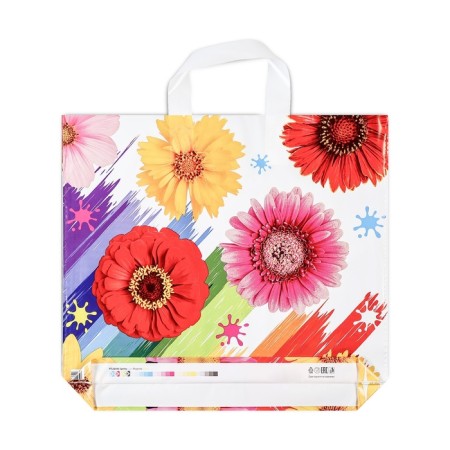 Package "Brightness of Spring", polyethylene with a loop pen, 37 x 34 cm, 70 μm-1