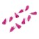Cargo of a bullet-exentric stained collapsible Yaman 10 pcs., 8 g, purple