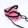 Bag-clate on magnet, long belt, pink color