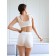 TOP female supporting on the wide straps of Mirey, size 52, milk color