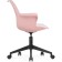 Computer chair Tulin plastic/eco -leather, black/pink/white 60x60x83 cm