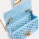 Baby bag on fasting, blue color