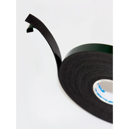 Bilateral tape ABRO BE-8MM-5M, on a foamed basis, heat-resistant, black, 8 mm x 5 m-2