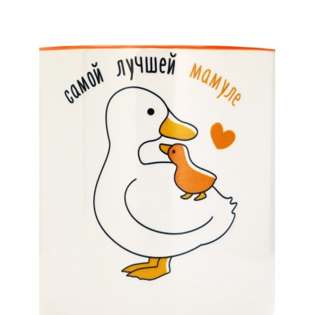 Mug with a spoon "The best mommy", 350 ml-3