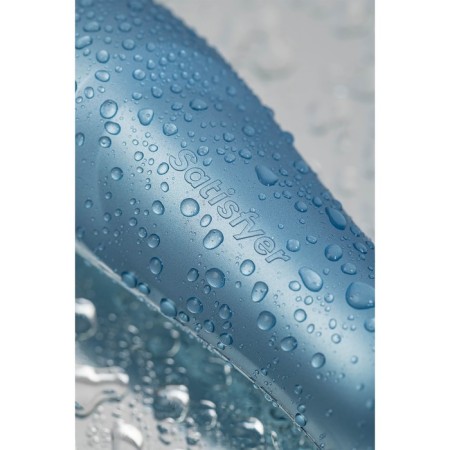 Vacuum-wave contactless stimulator of the Satiffyer Pro 2, 15 cm, silicone, silver color, blue-10