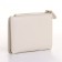 Women's wallet on the button, beige color