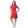 Dress-field female, size 50, red color