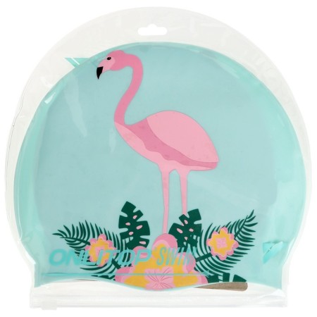 Baby hat for navigation “Flamingo on flower”, silicone, girth 46-52 cm-3
