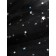 Children's skirt kaftan "stars" black, length 17 cm