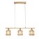Suspension lamp 1x40W E14, size 70x13.1x120 cm