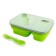 Silicone TRCP TRC-090, 2 compartments with a fishing rod, olive, 900ml