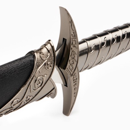 Souvenir sword "Say", scabbard with a metal edging, black, 60 cm-4